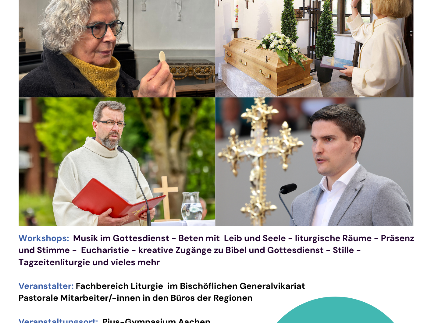 Plakat Tag der liturgischen Dienste