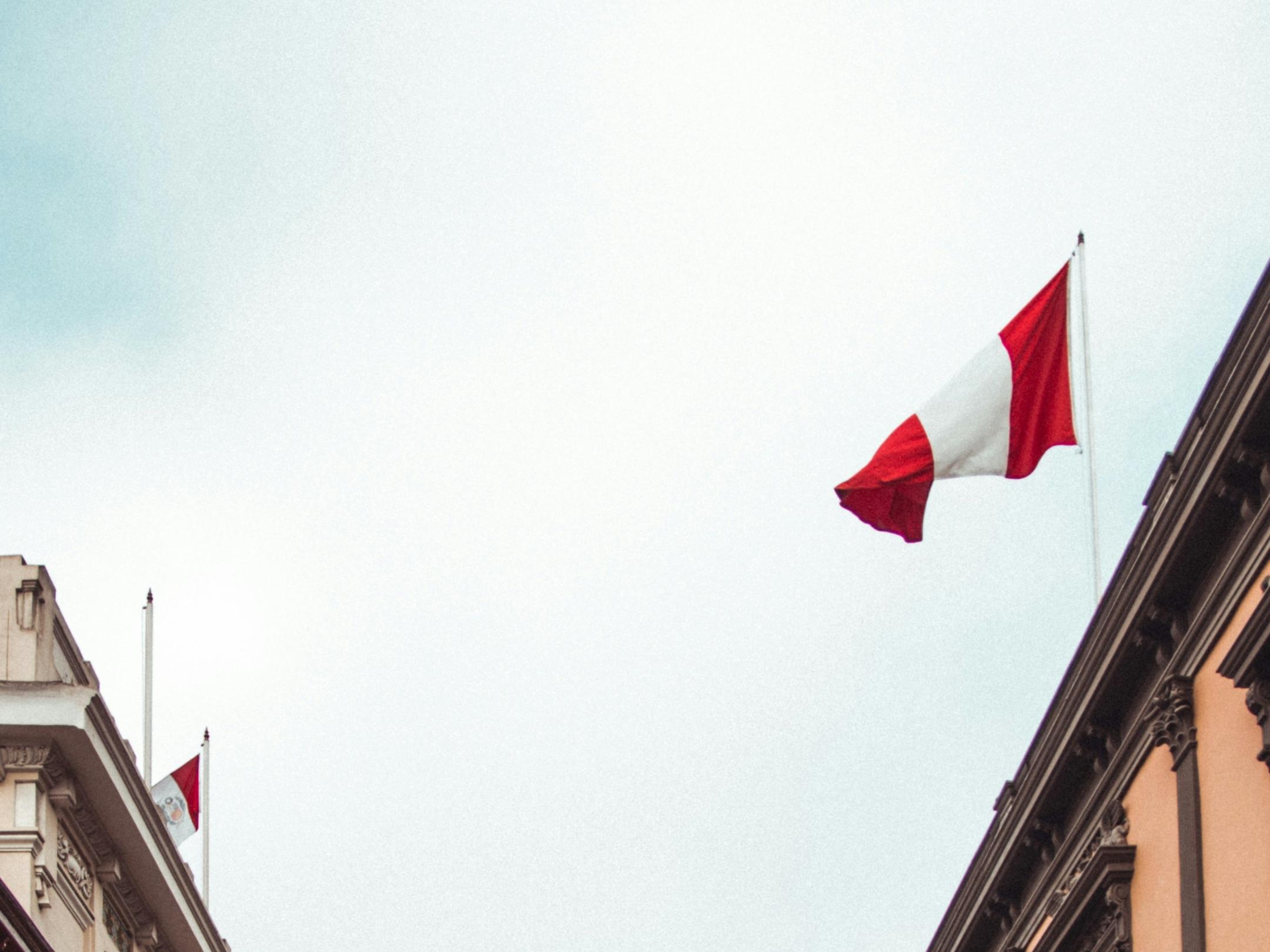 Flagge Peru