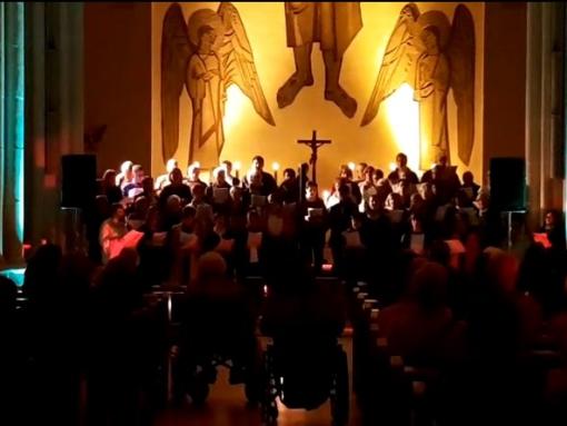 Video von der Nacht der offenen Kirchen 2019 in St. Severin Weisweiler: Projektchor (c) NOK 2019 Video von der Nacht der offenen Kirchen 2019 in St. Severin Weisweiler: Projektchor