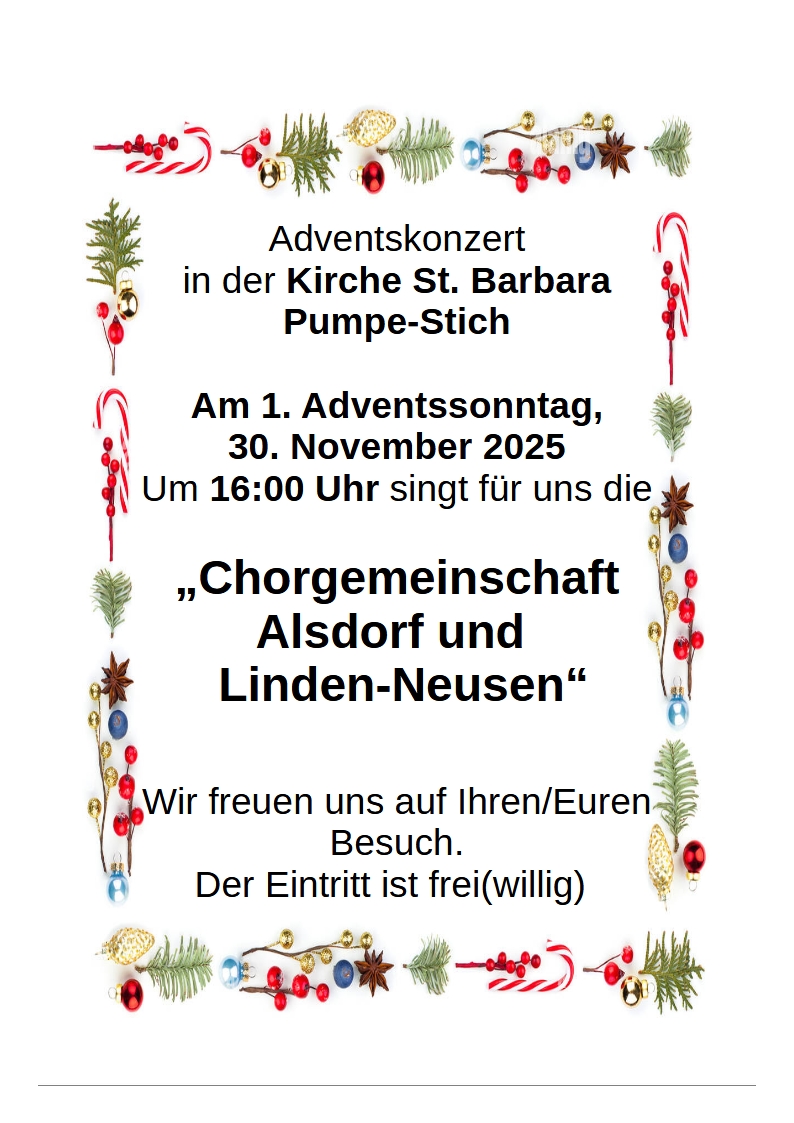 Adventskonzert St. Barbara 2025