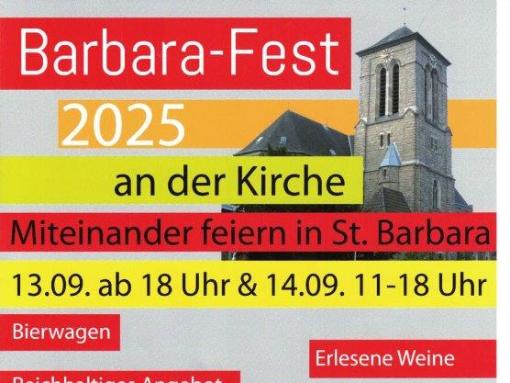 Barbara-Fest 2025 (c) St. Barbara Barbara-Fest 2025