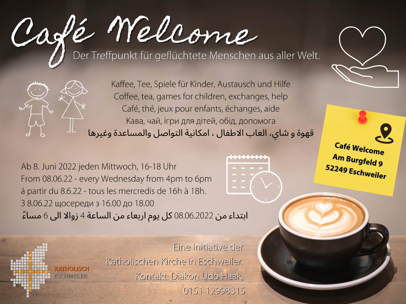 Café Flüchtlinge 2022 Flyer