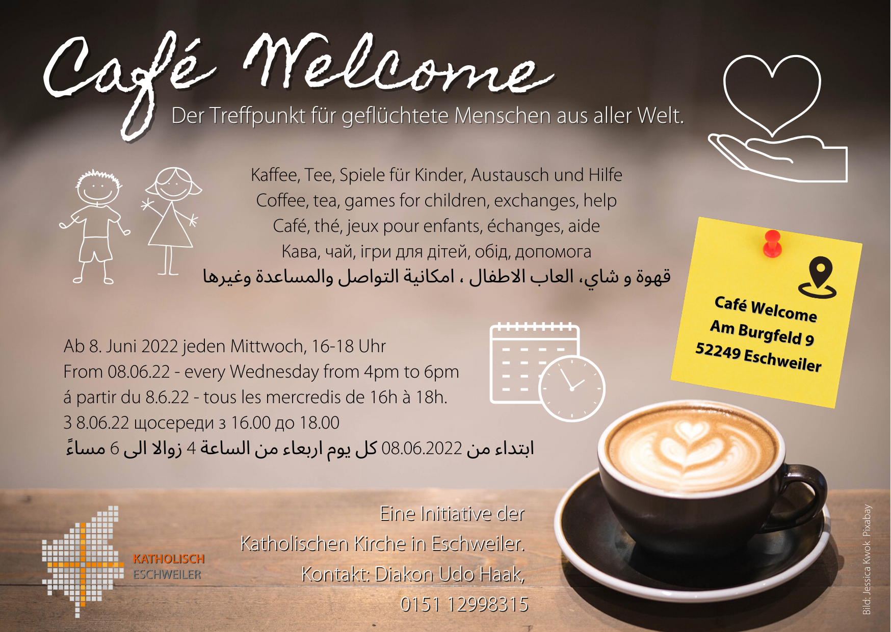 Café Flüchtlinge 2022 Flyer