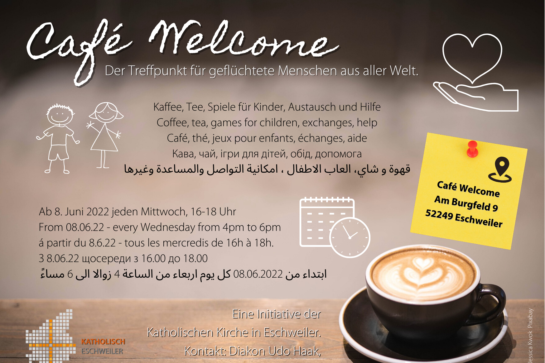 Café Flüchtlinge 2022 Flyer