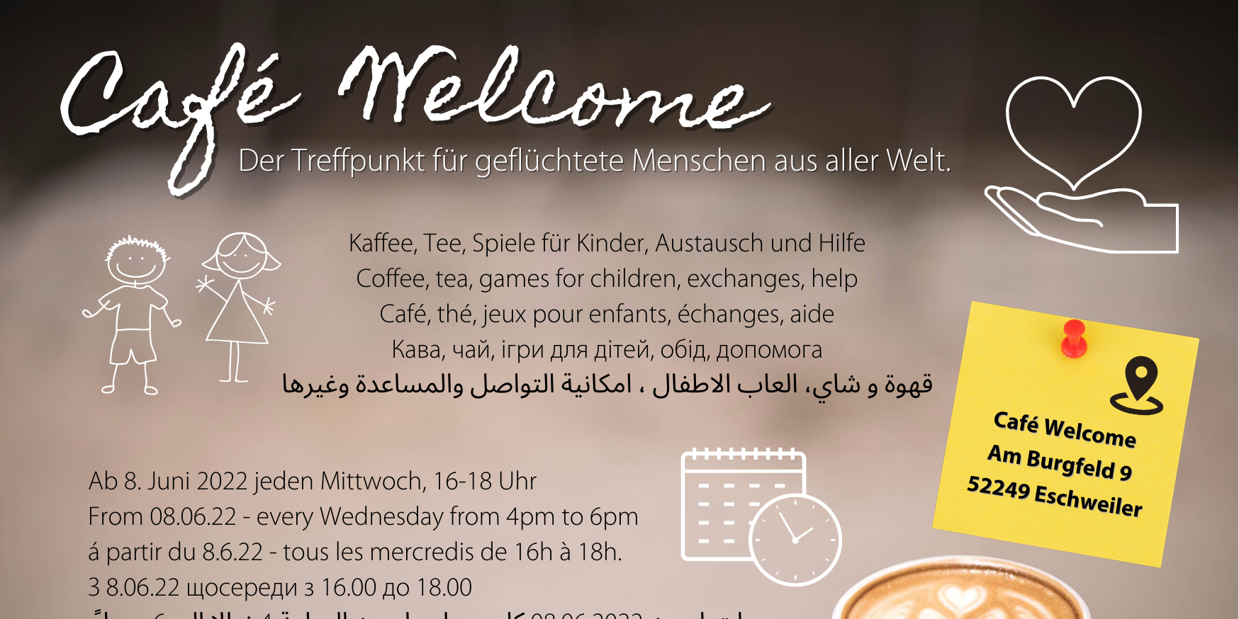 Café Flüchtlinge 2022 Flyer