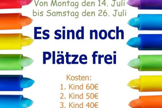 Ferienspiele St. Barbara - Plakat 2025