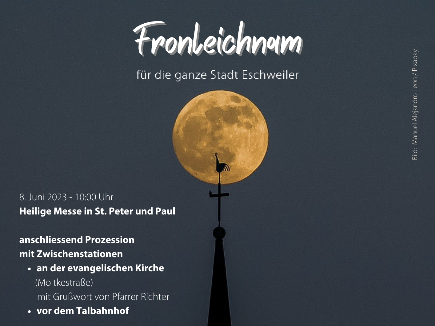 Fronleichnamsprozession für ganz Eschweiler