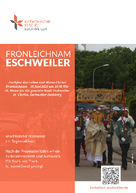 Fronleichnam 2025 Plakat A3