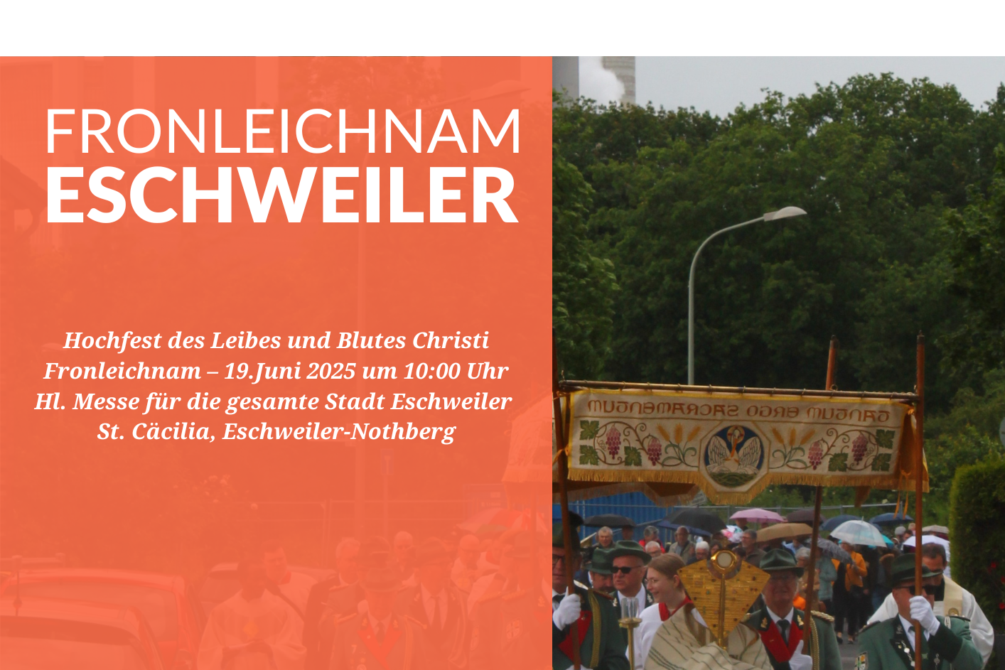 Fronleichnam 2025 Plakat A3
