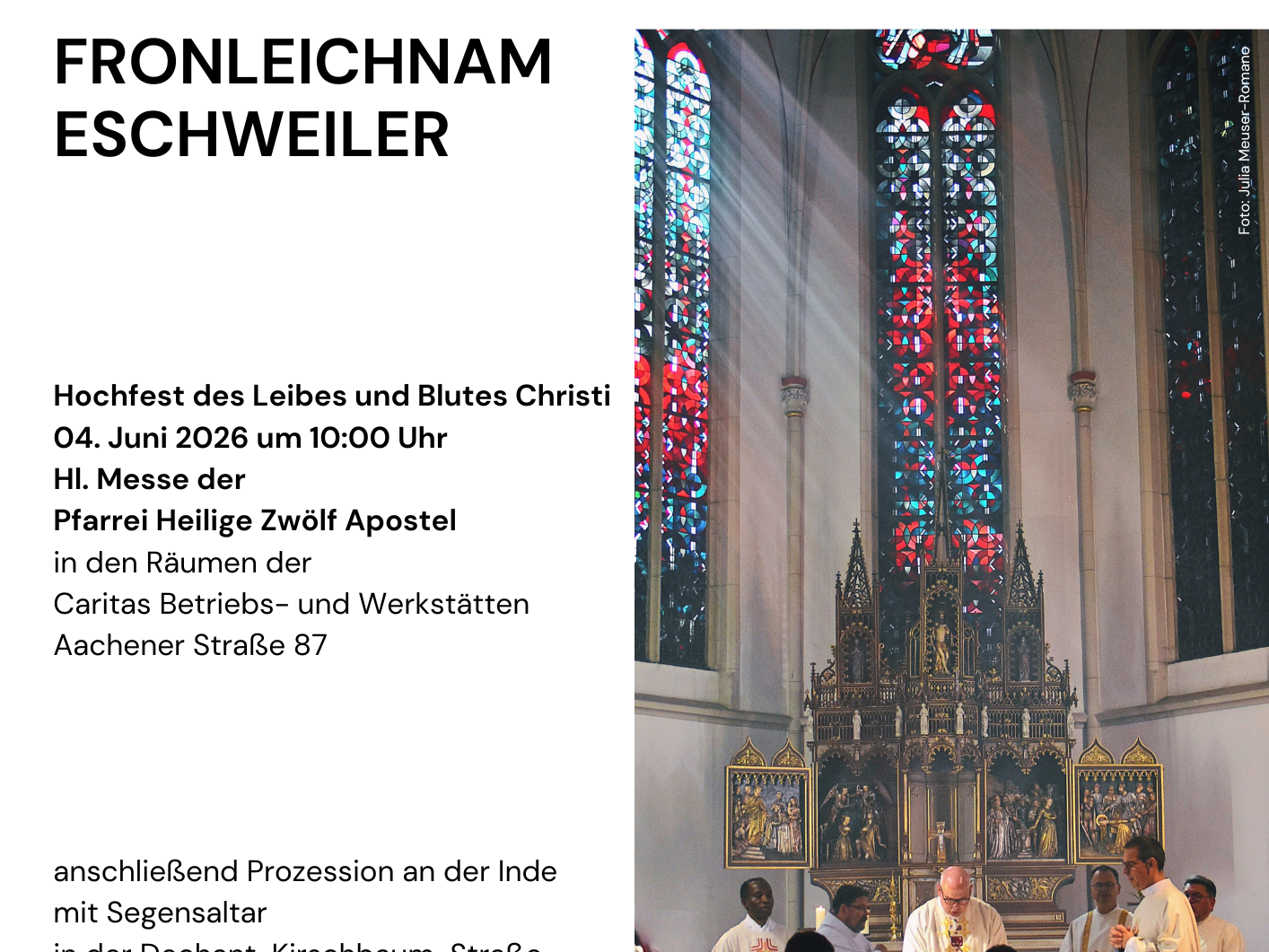 Fronleichnam 2026
