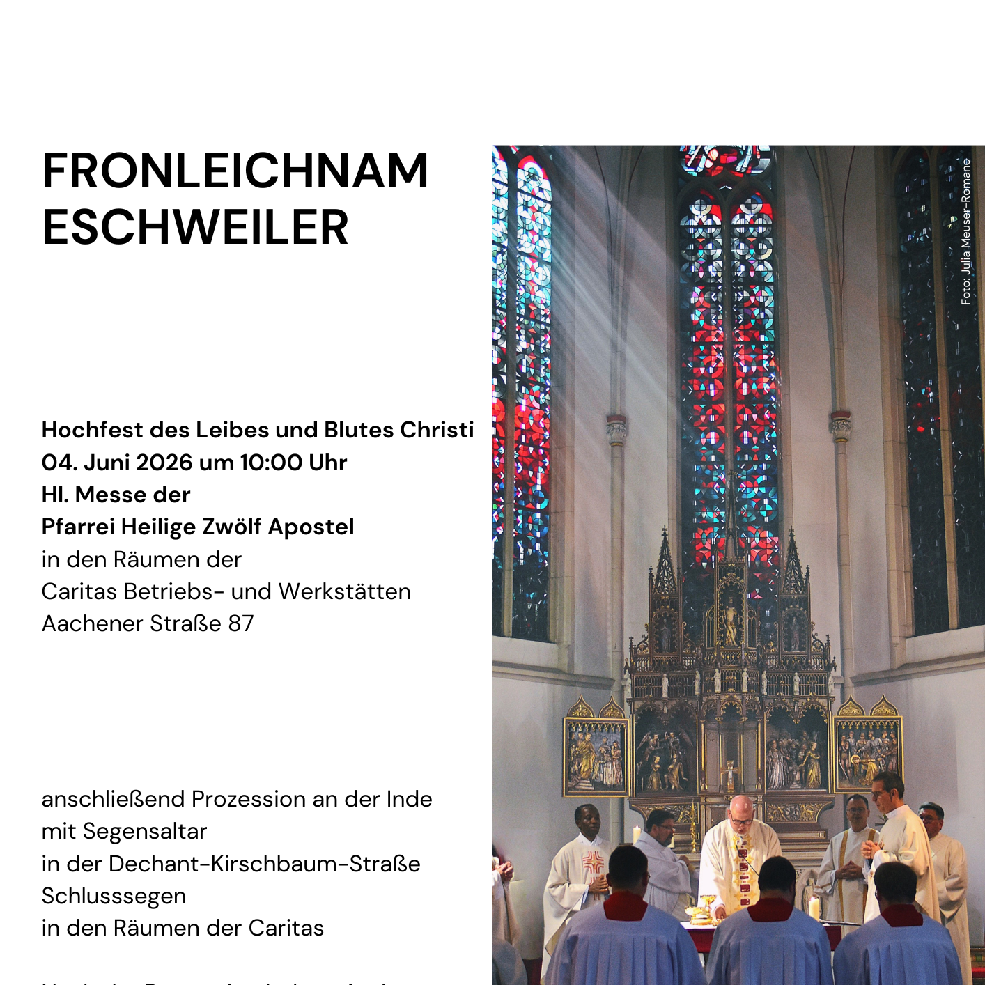 Fronleichnam 2026