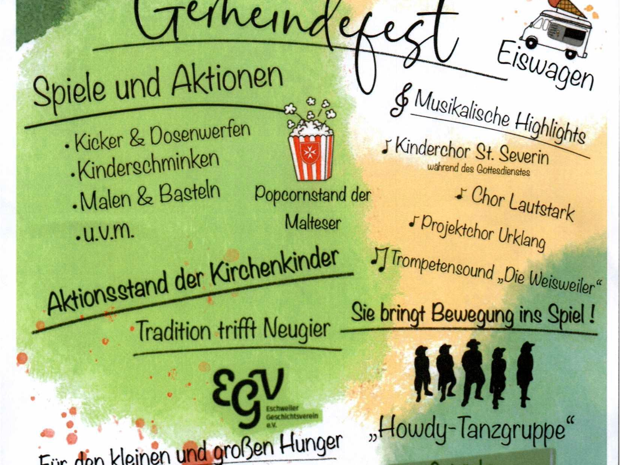 Gemeindefest Weisweiler 2026