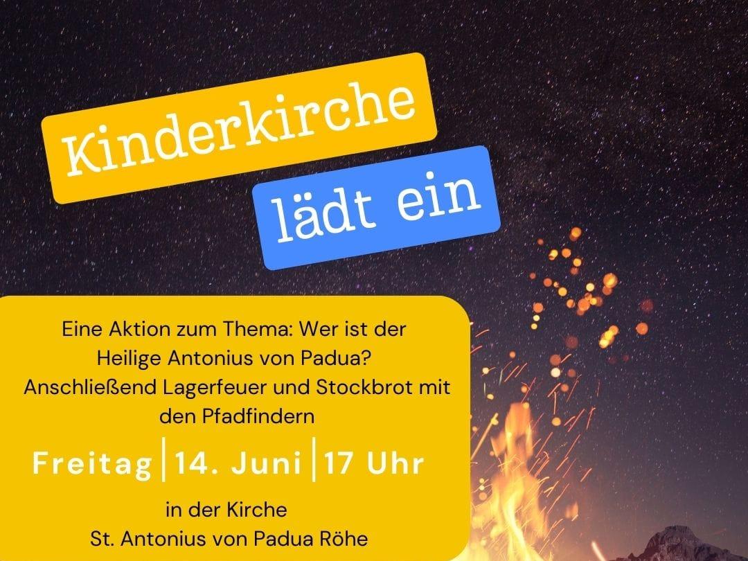 Antonius von Padua (c) Kinderkirche Röhe Antonius von Padua