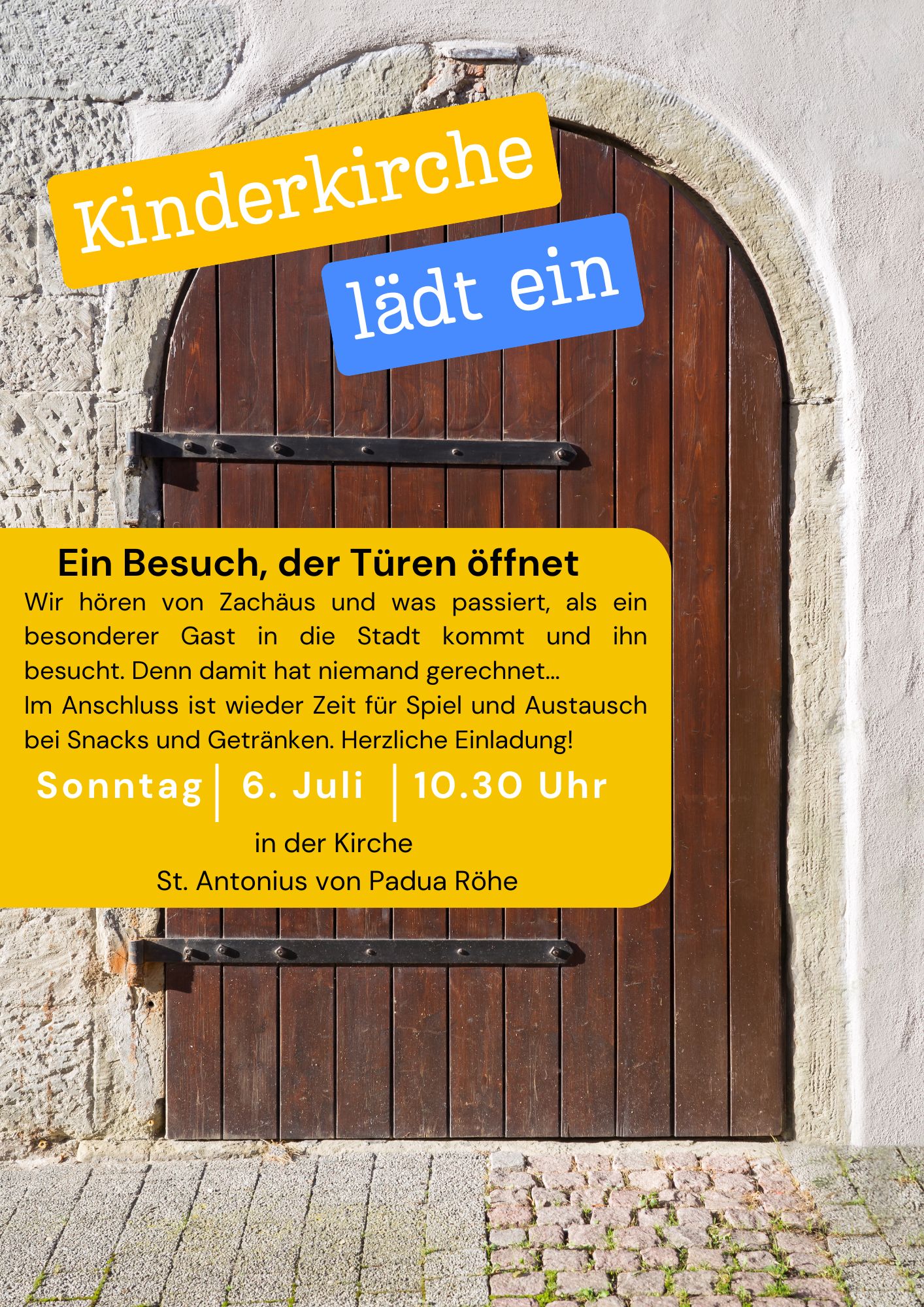 Kinderkirche Juli 2025