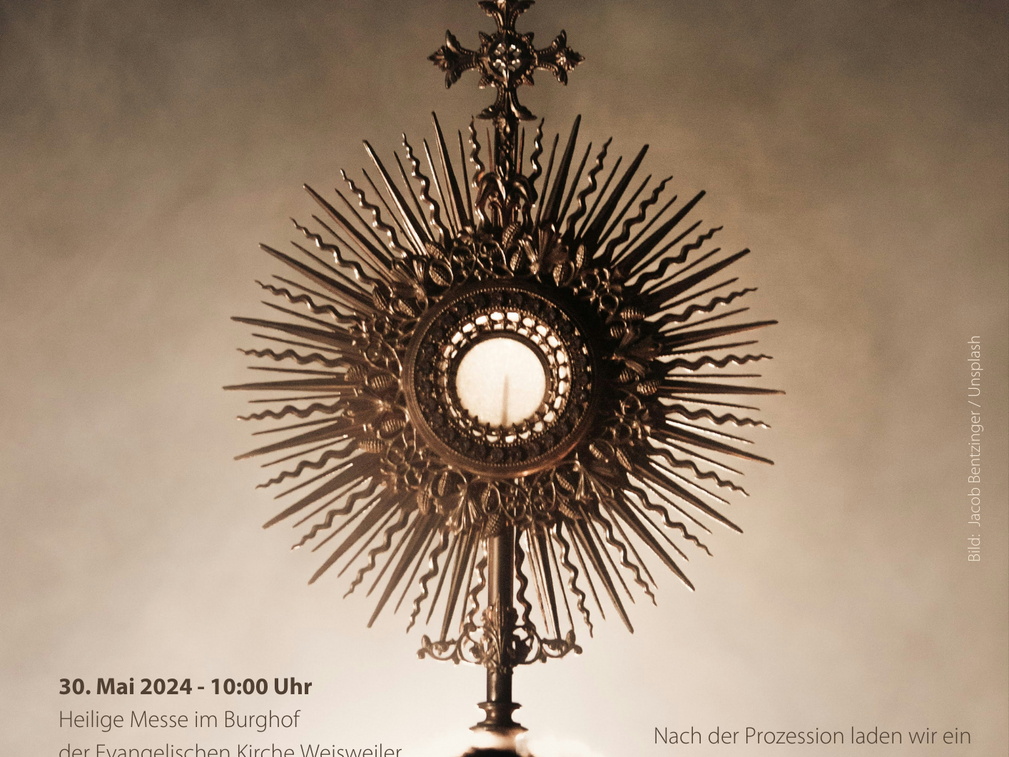 UPDATE: Fronleichnam für ganz Eschweiler (c) Katholisch.Eschweiler / Jacob Bentzinger / Unsplash UPDATE: Fronleichnam für ganz Eschweiler