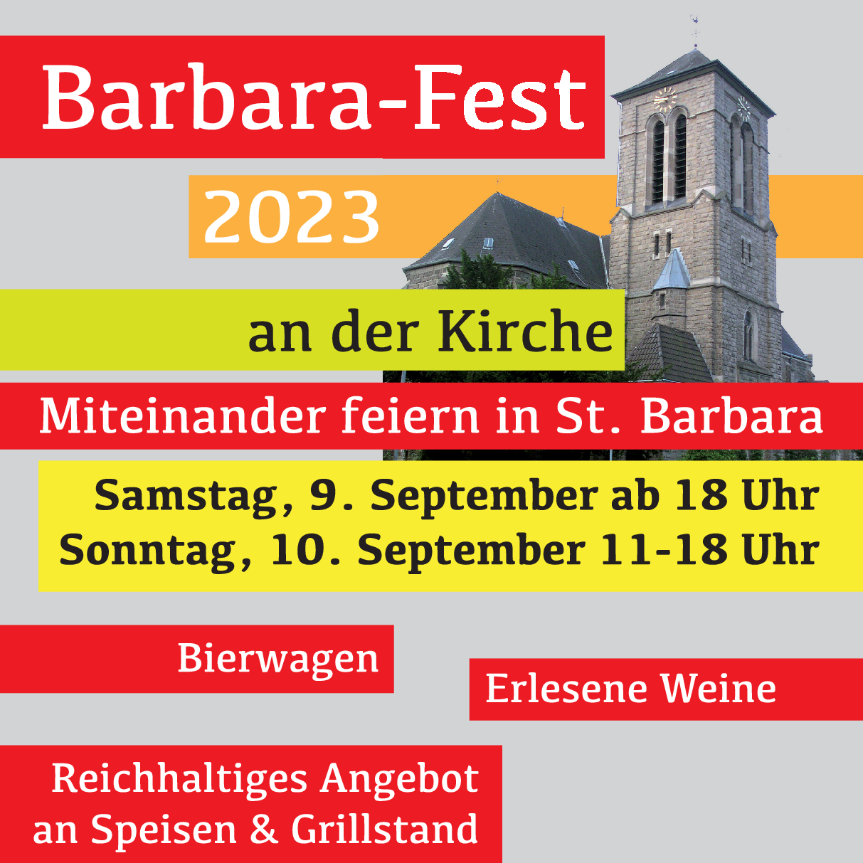 Plakat Pfarrfest 2023