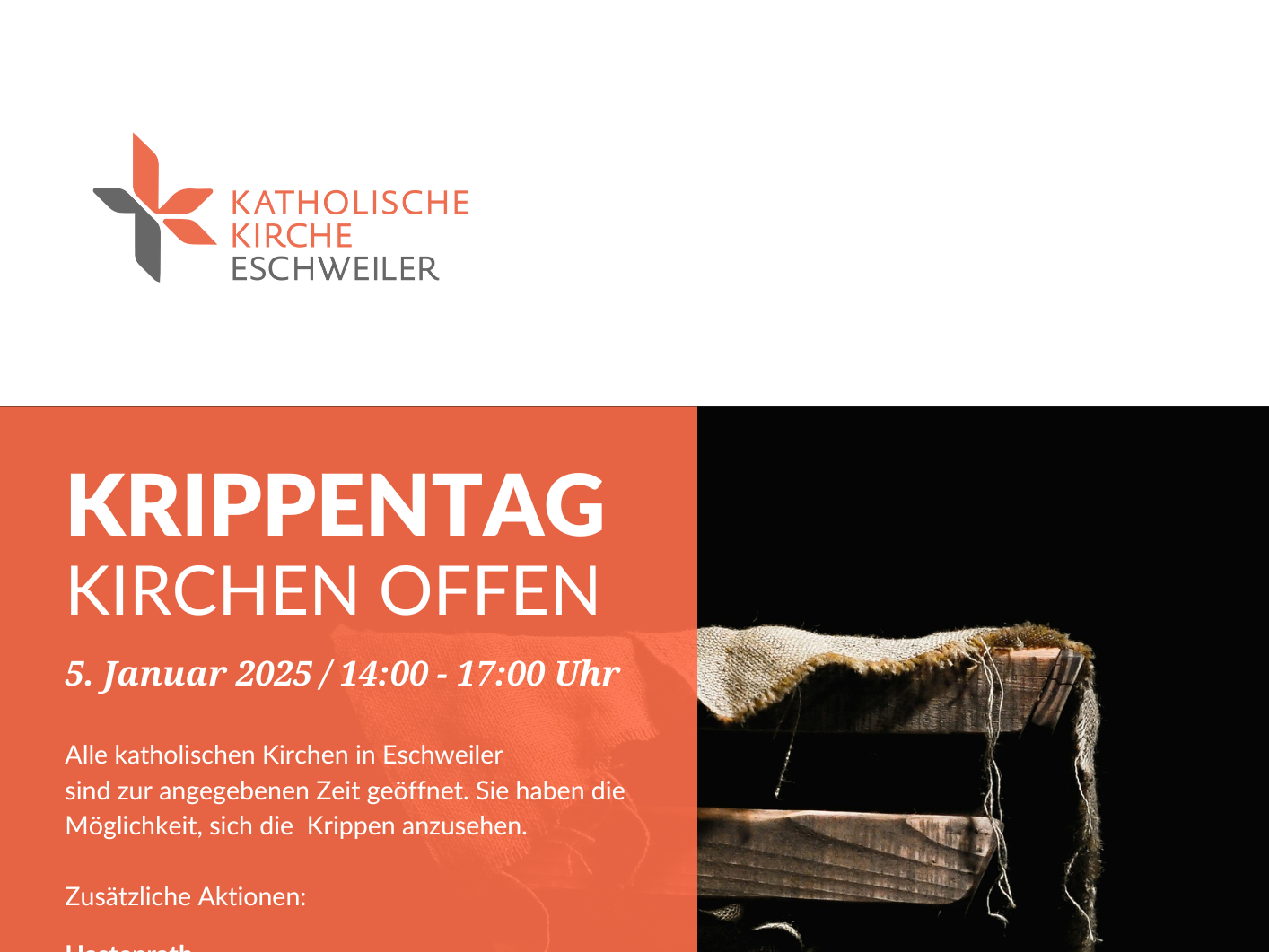 Krippentag (c) Katholisch Eschweiler Krippentag