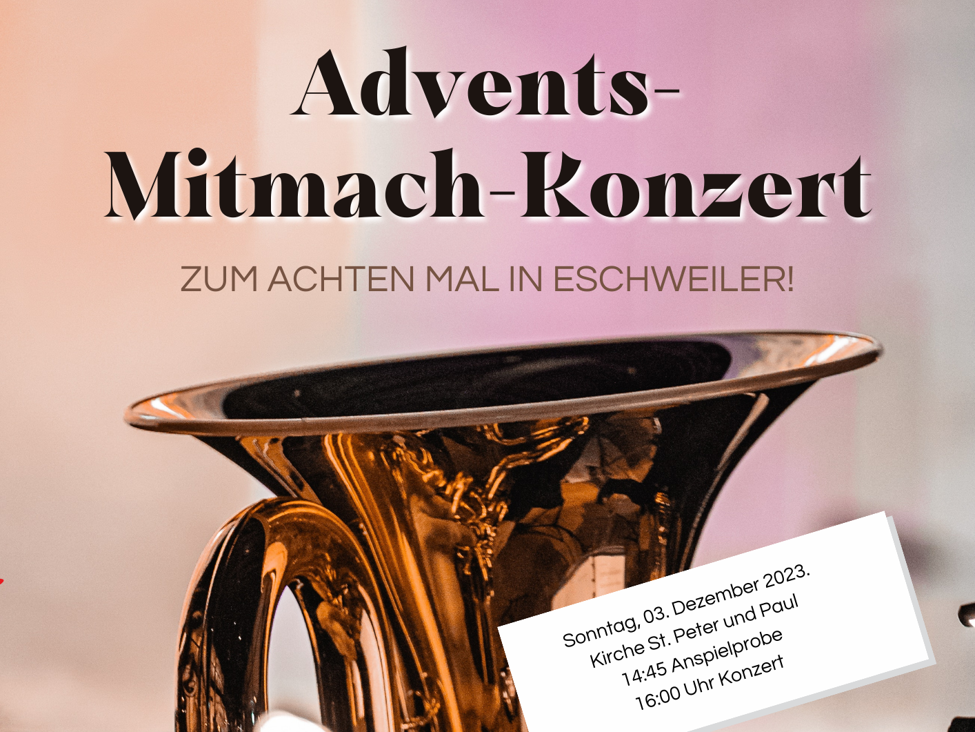 Mitmachkonzert St. Peter und Paul (c) Katholisch Eschweiler / Janosch Diggelmann / Unsplash Mitmachkonzert St. Peter und Paul