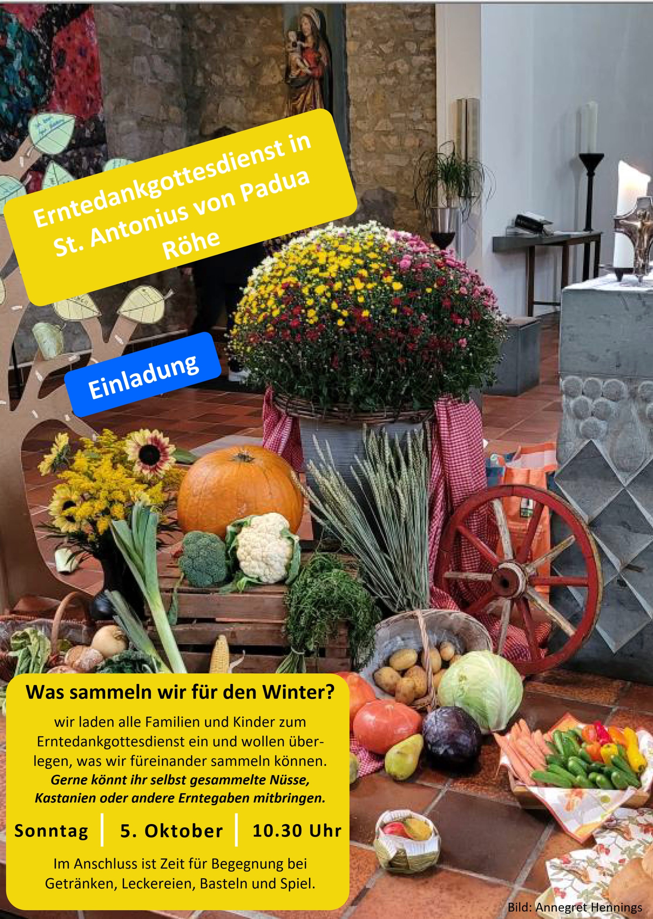 Erntedank in Röhe