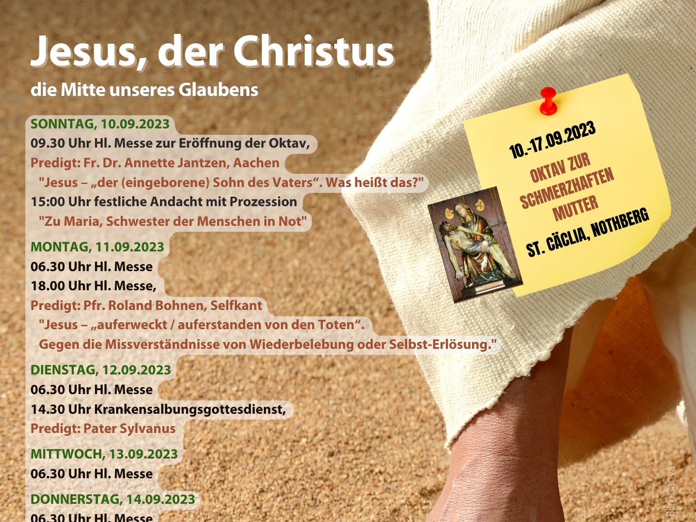 Jesus, der Christus, die Mitte unseres Glaubens