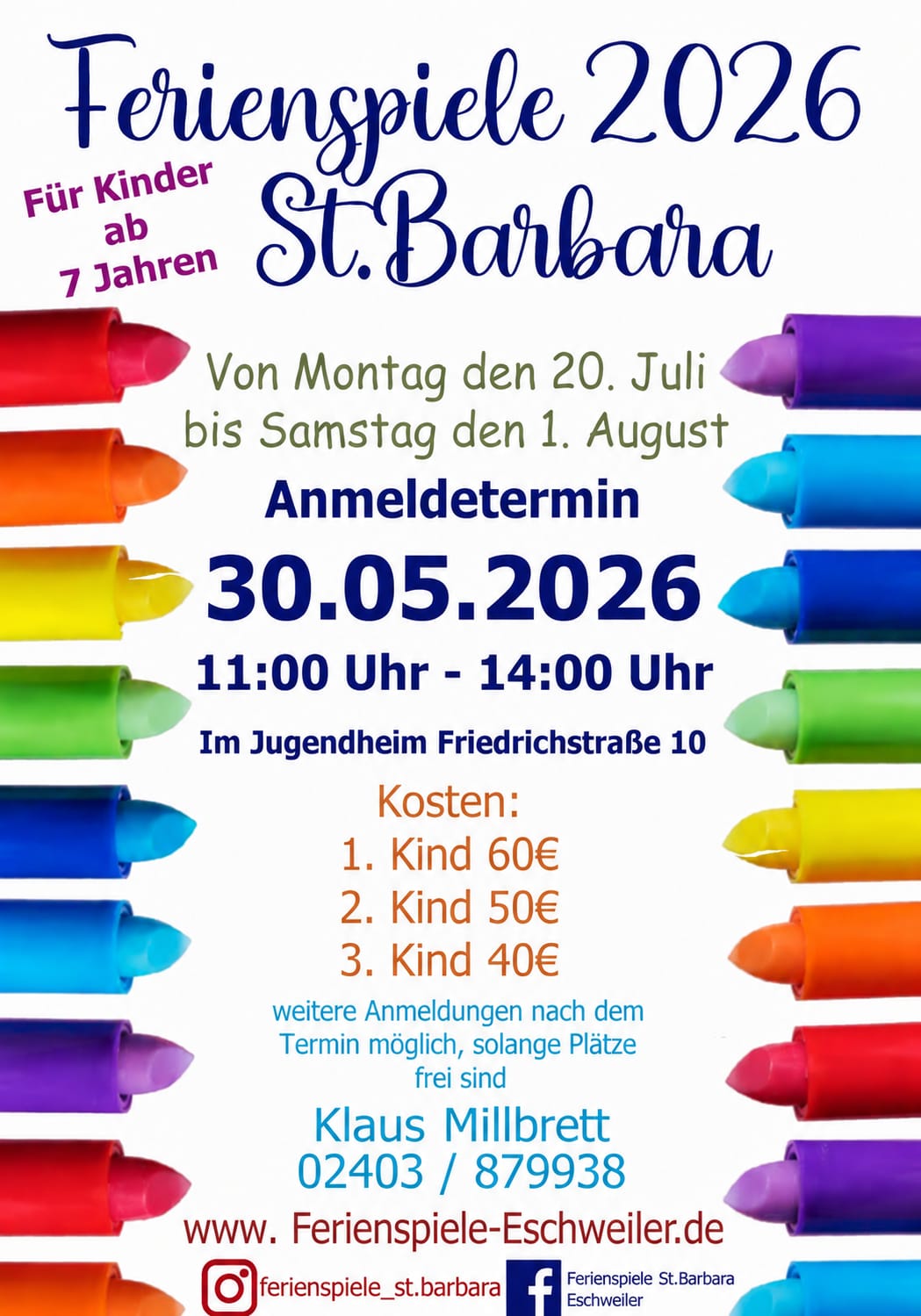 Ferienspiele St. Barbara 2026